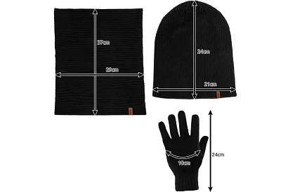 Téli szett Trizand – sapka + nyakmelegítő + kesztyű