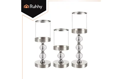 Szett 3 gyertyatartó – Glamour