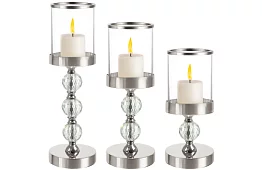 Szett 3 gyertyatartó – Glamour