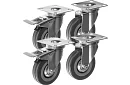 Forgatható gumi kerekek – 4 darabos készlet