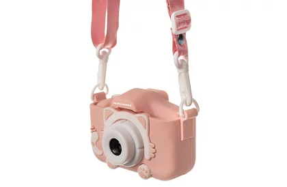 Digitális fényképezőgép gyerekeknek 32GB kártyával - rózsaszín