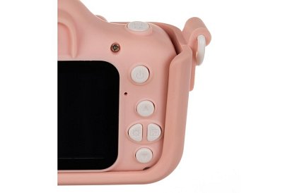 Digitális fényképezőgép gyerekeknek 32GB kártyával - rózsaszín
