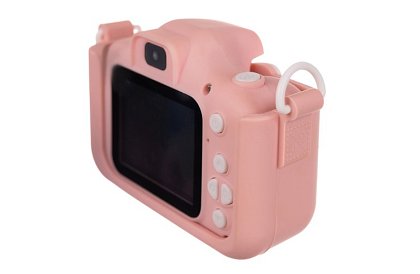 Digitális fényképezőgép gyerekeknek 32GB kártyával - rózsaszín
