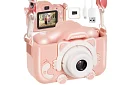 Digitális fényképezőgép gyerekeknek 32GB kártyával - rózsaszín
