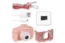 Digitális fényképezőgép gyerekeknek 32GB kártyával - rózsaszín