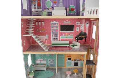 Nagy babaház 114 cm - lifttel