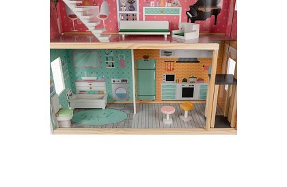 Nagy babaház 114 cm - lifttel