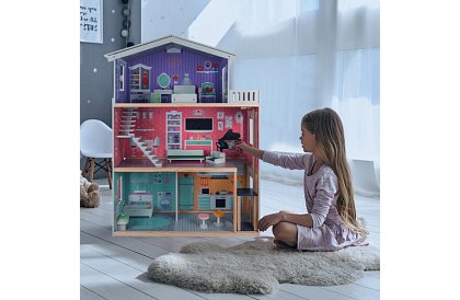 Nagy babaház 114 cm - lifttel