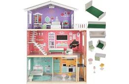Nagy babaház 114 cm - lifttel