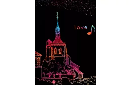 Kapargató jegyzet fa stylusszal - scratch note