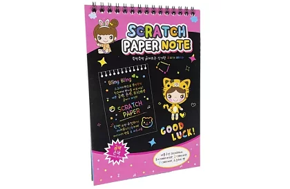 Kapargató jegyzet fa stylusszal - scratch note