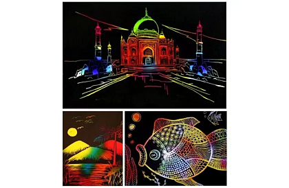 Kapargató jegyzet fa stylusszal - scratch note