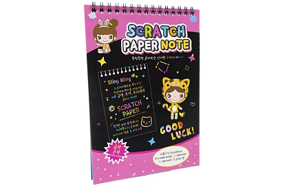 Kapargató jegyzet fa stylusszal - scratch note