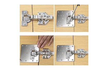 Javító készlet eltört bútorzsanérokhoz - 4 darab
