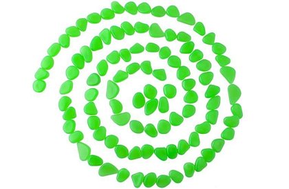 Fénylő fluoreszcens kövek - 100 db