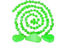 Fénylő fluoreszcens kövek - 100 db