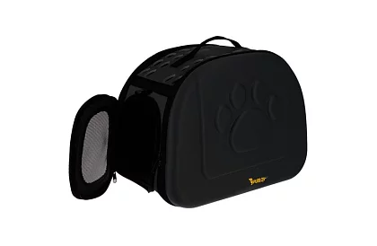 Szállítóbox - utazótáska állatoknak - fekete