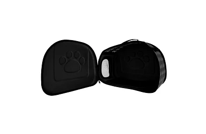 Szállítóbox - utazótáska állatoknak - fekete