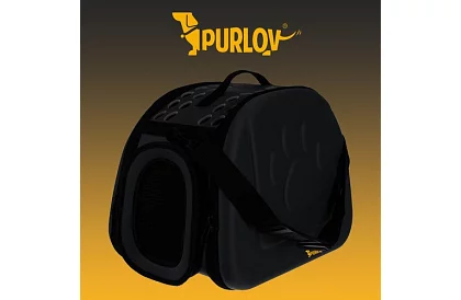 Szállítóbox - utazótáska állatoknak - fekete