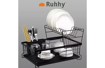 Edénycsepegtető - fekete - kétszintes