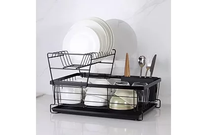 Edénycsepegtető - fekete - kétszintes