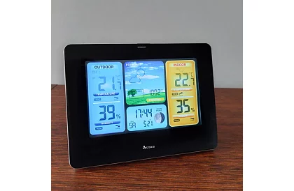 Vezeték nélküli digitális meteorológiai állomás külső érzékelővel