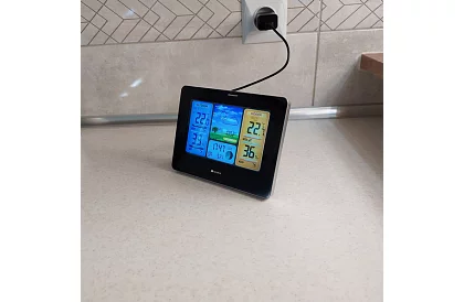 Vezeték nélküli digitális meteorológiai állomás külső érzékelővel