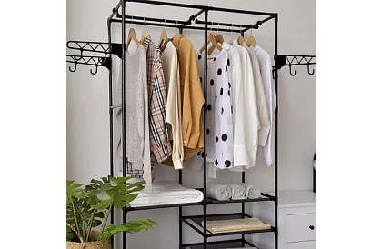 Dupla ruhatartó XXL - 173 x 36 x 108 cm