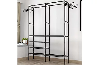 Dupla ruhatartó XXL - 173 x 36 x 108 cm