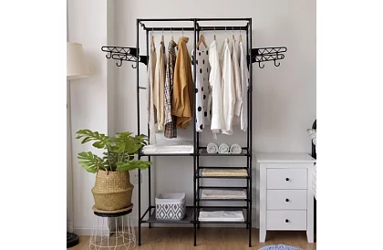 Dupla ruhatartó XXL - 173 x 36 x 108 cm