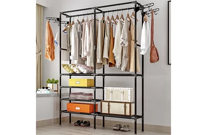 Dupla ruhatartó XXL - 173 x 36 x 108 cm