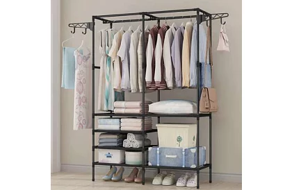 Dupla ruhatartó XXL - 173 x 36 x 108 cm