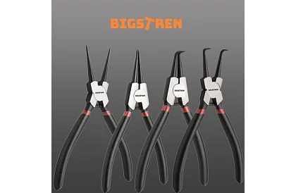 Kleště seger - 4 darabos szeggyűrű fogó készlet