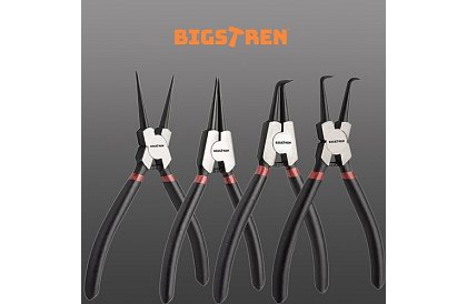 Kleště seger - 4 darabos szeggyűrű fogó készlet