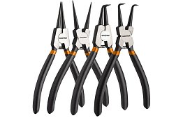 Kleště seger - 4 darabos szeggyűrű fogó készlet