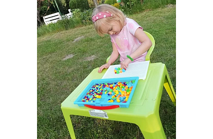 Oktatási mozaik gyerekeknek - puzzle készlet 296 darabból