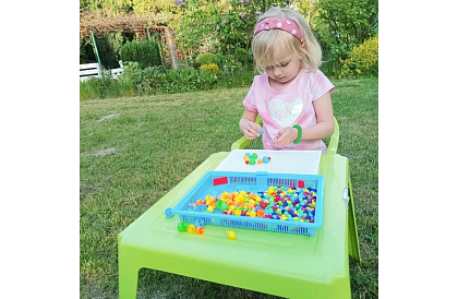 Oktatási mozaik gyerekeknek - puzzle készlet 296 darabból