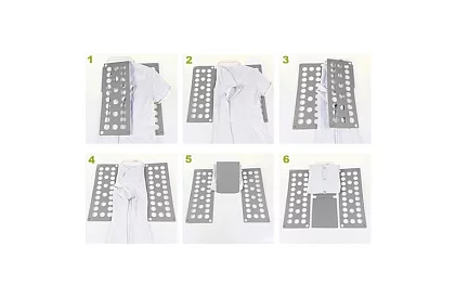 Hajtogató tábla ruhák hajtogatásához