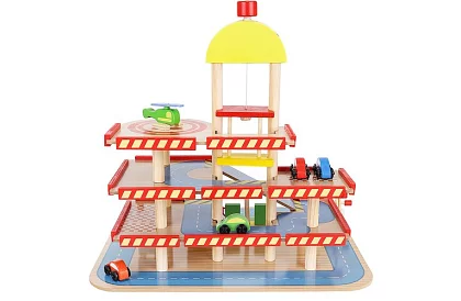 Fa parkoló – garázs a gyerekeknek