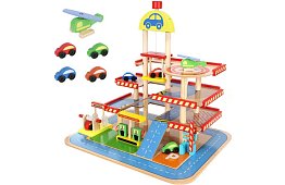 Fa parkoló – garázs a gyerekeknek