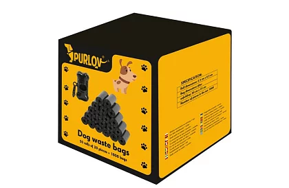 Zsákok ürülékhez – 1000 db + tok