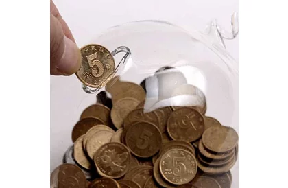 Pénzeslád – üveg malac