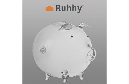 Pénzeslád – üveg malac