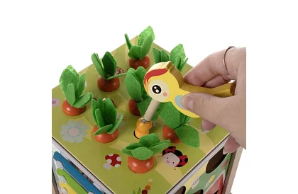 Fából készült érzékelő és oktató kocka