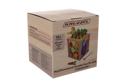 Fából készült érzékelő és oktató kocka