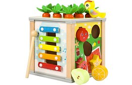 Fából készült érzékelő és oktató kocka