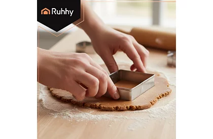 Sütemény kiszúró készlet a mézeskalács házikóhoz