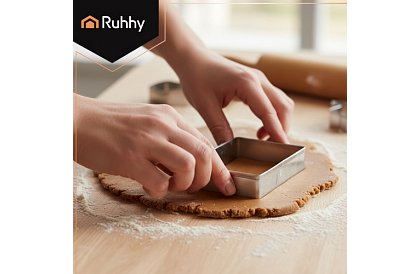 Sütemény kiszúró készlet a mézeskalács házikóhoz