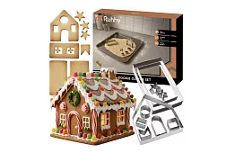 Sütemény kiszúró készlet a mézeskalács házikóhoz