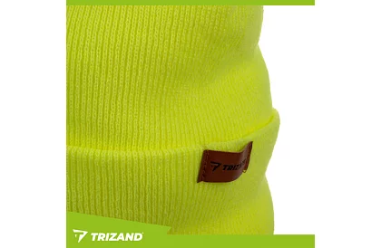 Kétrétegű téli sapka LED lámpával – sárga